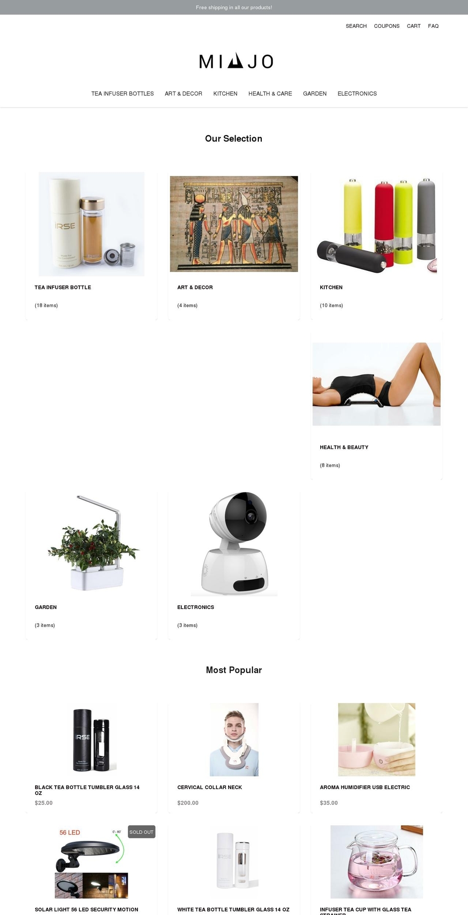 irseproducts.com — Shopify storefront screenshot