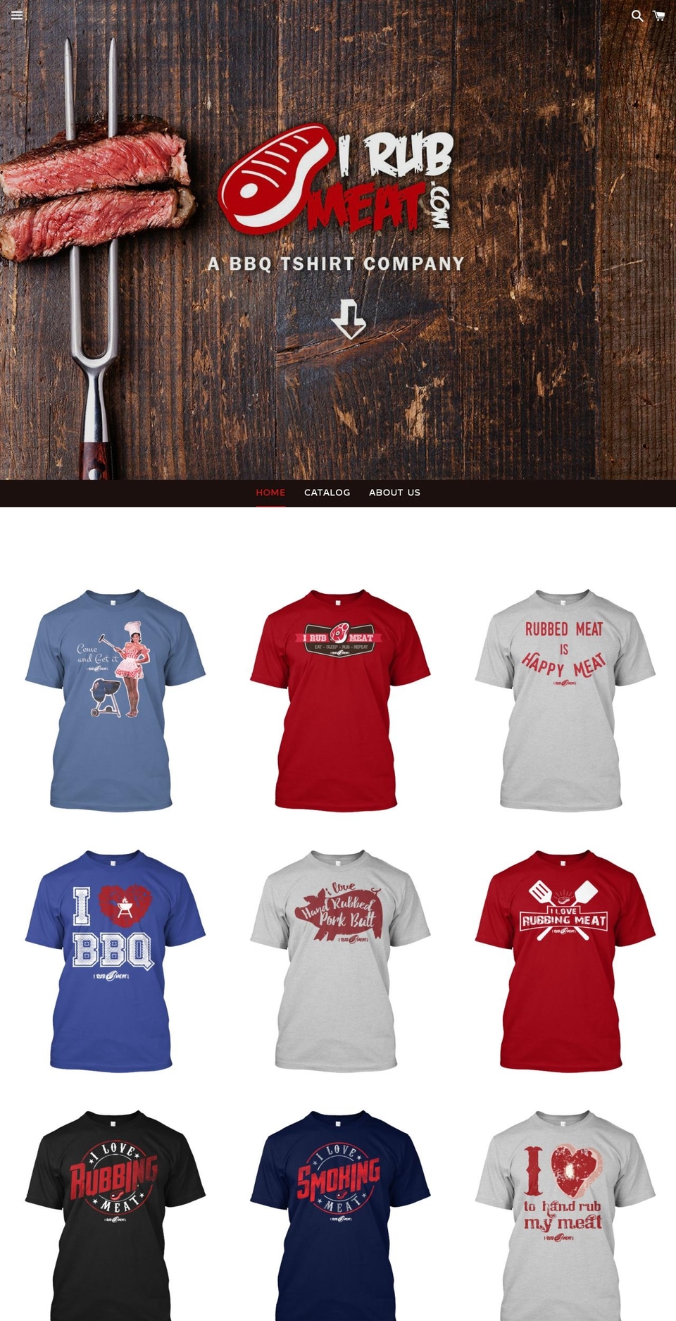 irubmeat.com — Shopify storefront screenshot