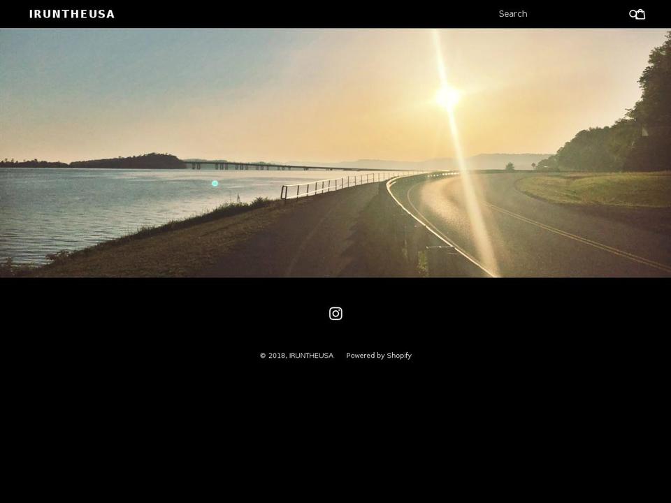 iruntheusa.com — Shopify storefront screenshot