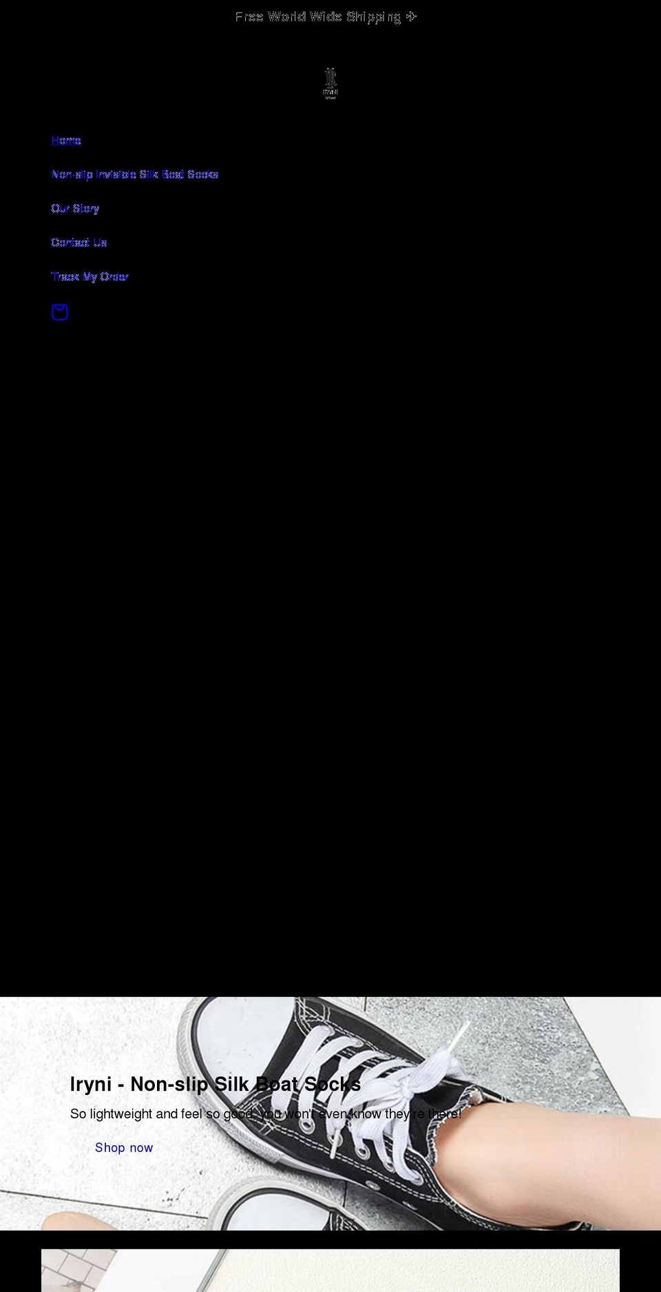 iryni.com shopify website screenshot