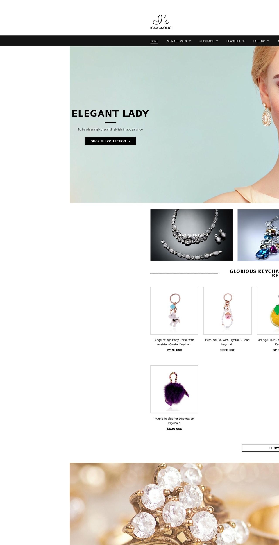 isaacsong.us shopify website screenshot