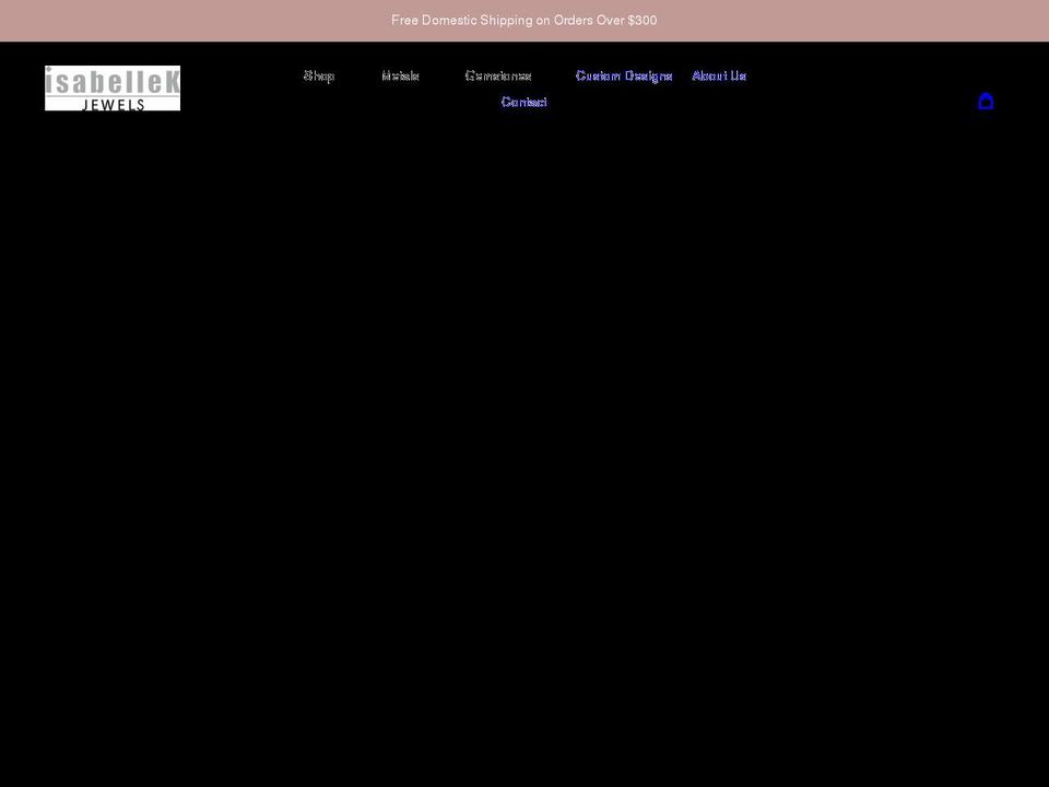 isabellekjewels.com shopify website screenshot