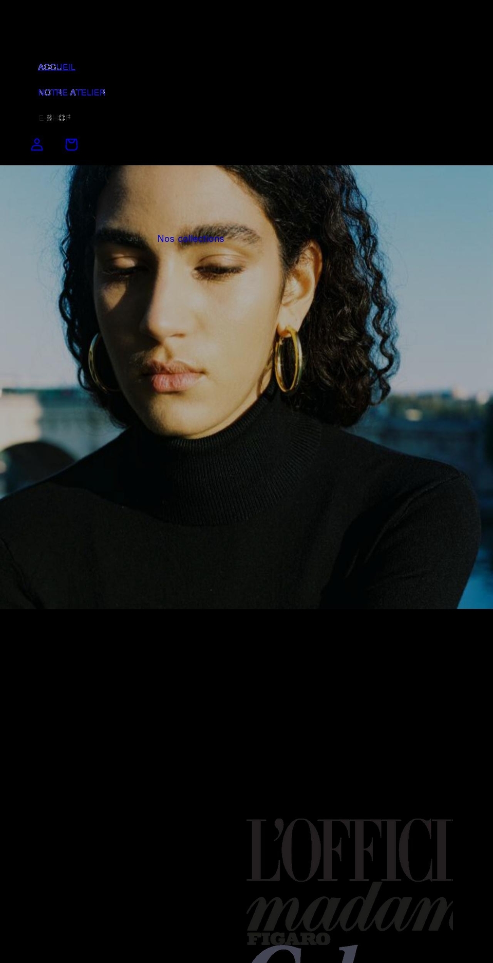 isabelletoledano.com shopify website screenshot