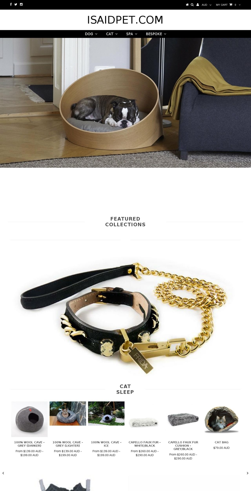 isaidpet.com — Shopify storefront screenshot
