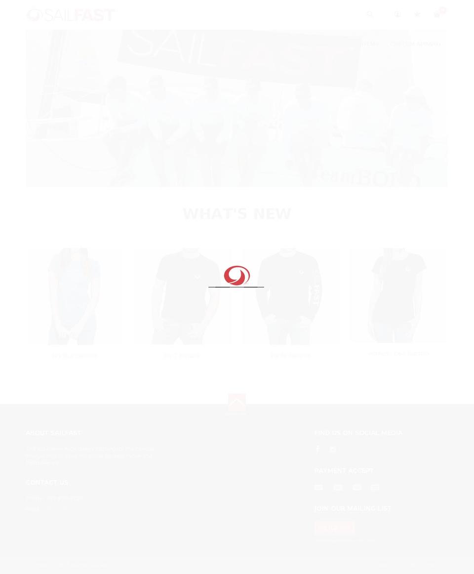 isailfast.com shopify website screenshot