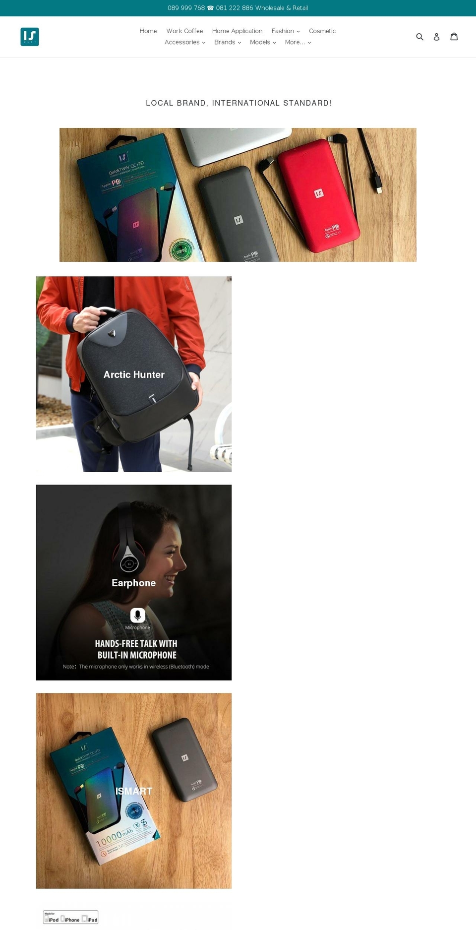 iscambodia.com — Shopify storefront screenshot