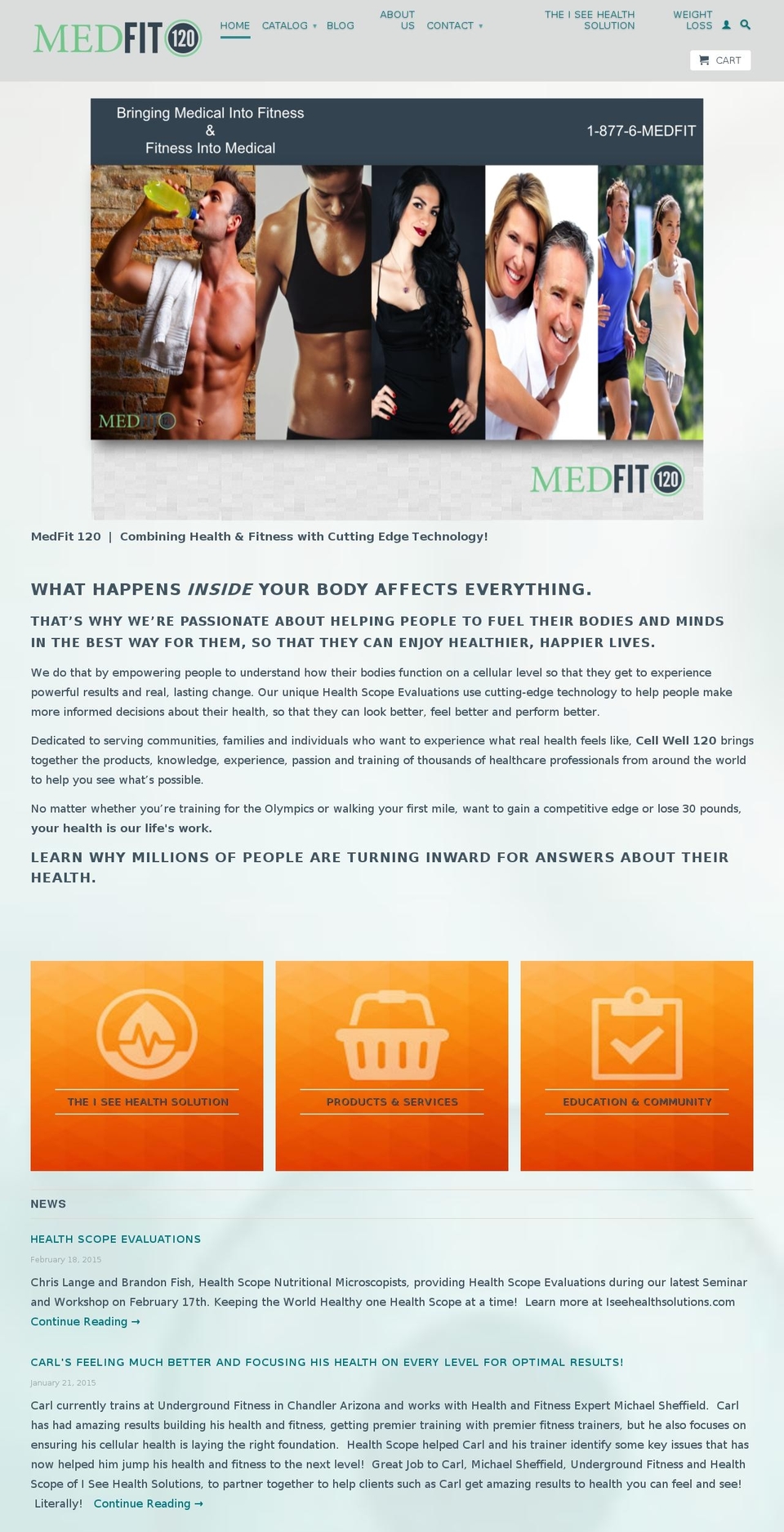 iseehealthsolutions.com shopify website screenshot