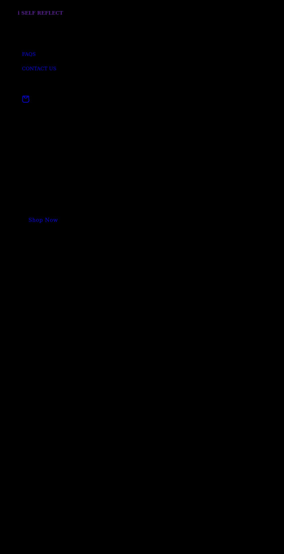 iselfreflect.com shopify website screenshot