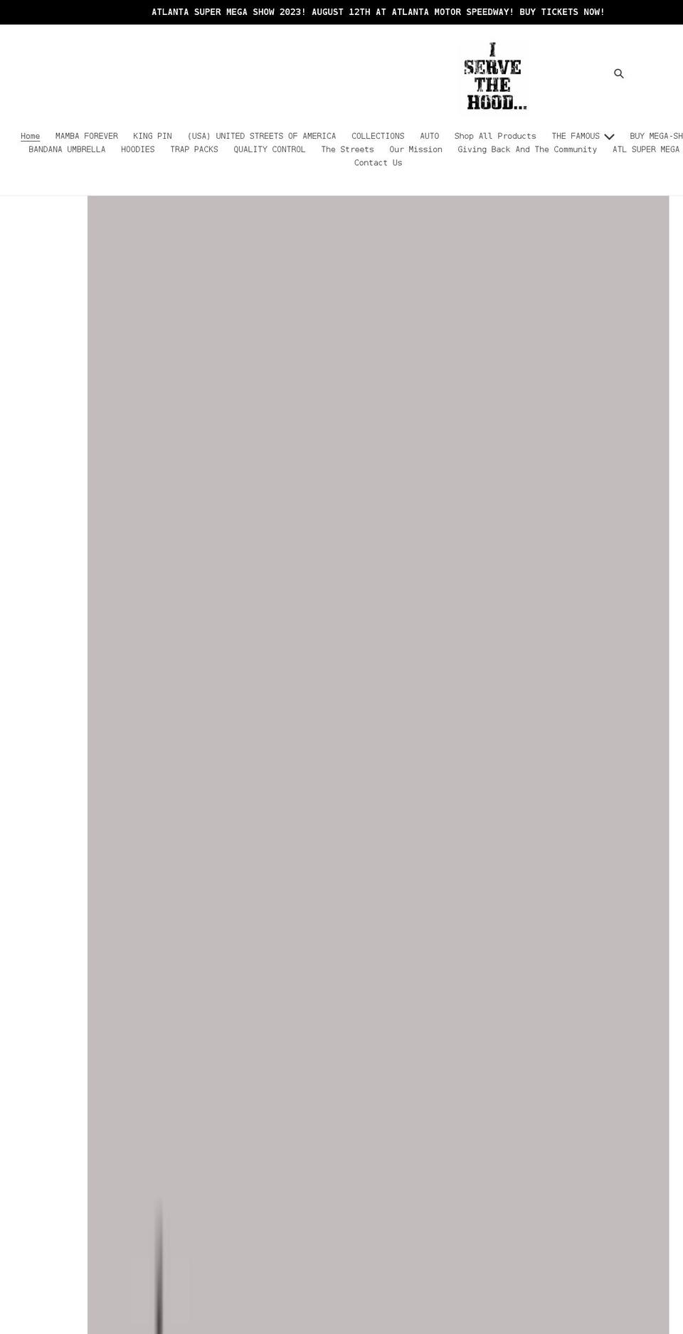 iservethehoodonline.com shopify website screenshot