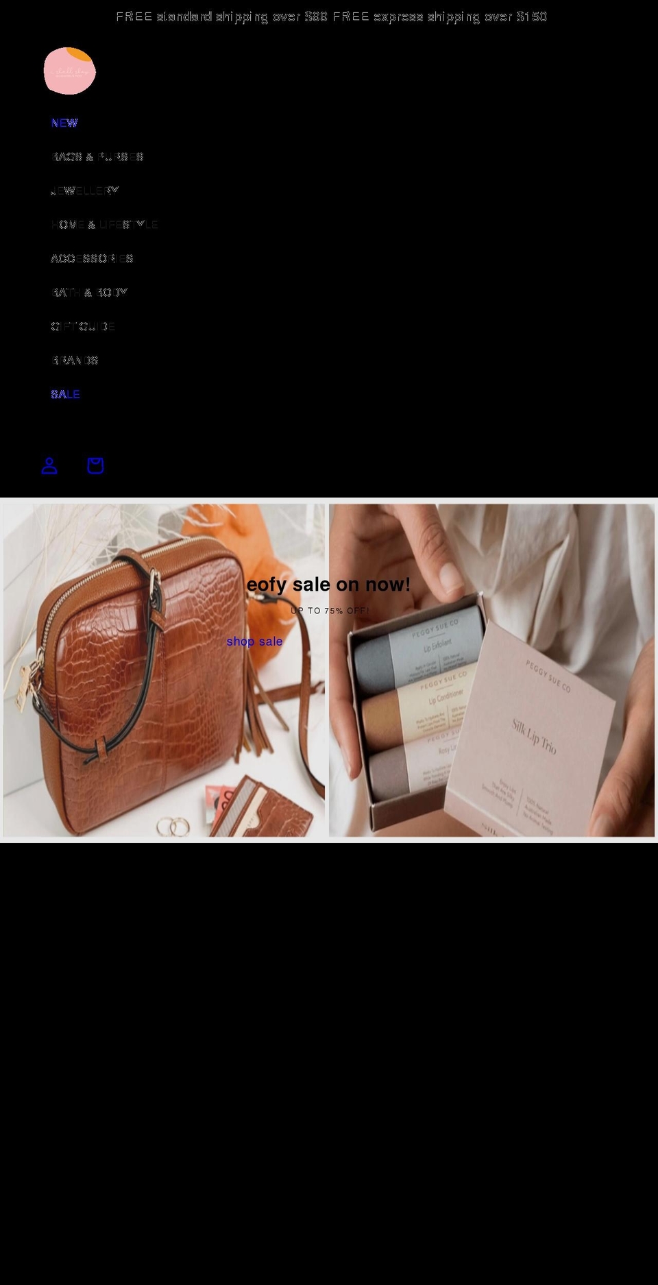 ishallshop.com.au shopify website screenshot