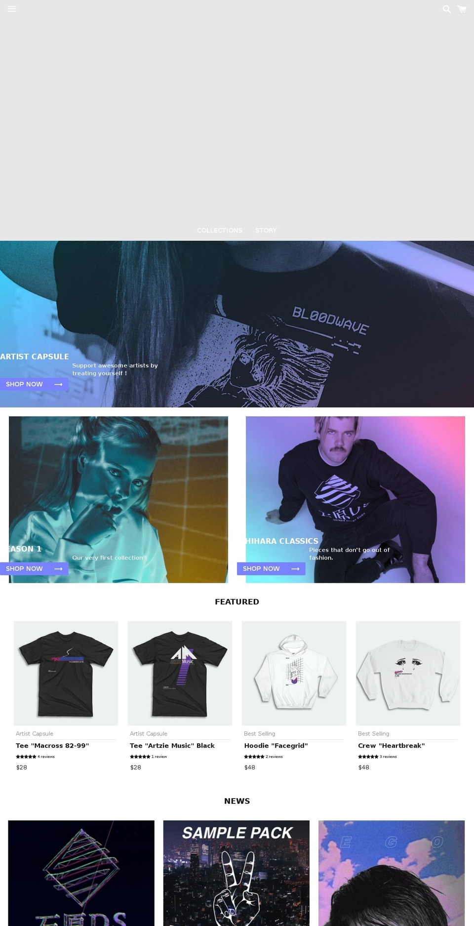 ishiharadesign.com shopify website screenshot