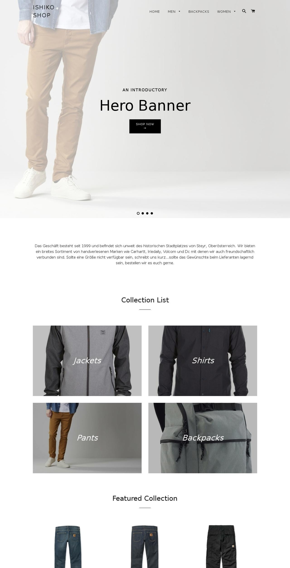 ishiko-shop.com shopify website screenshot