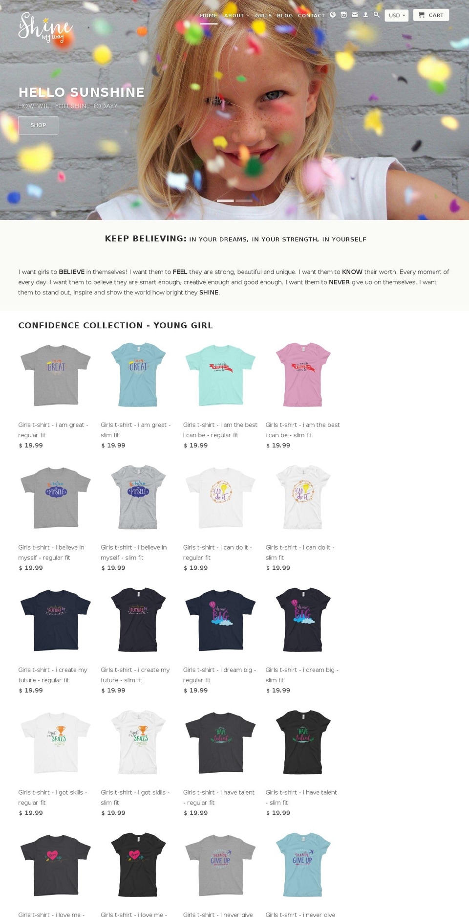ishinemyway.com — Shopify storefront screenshot