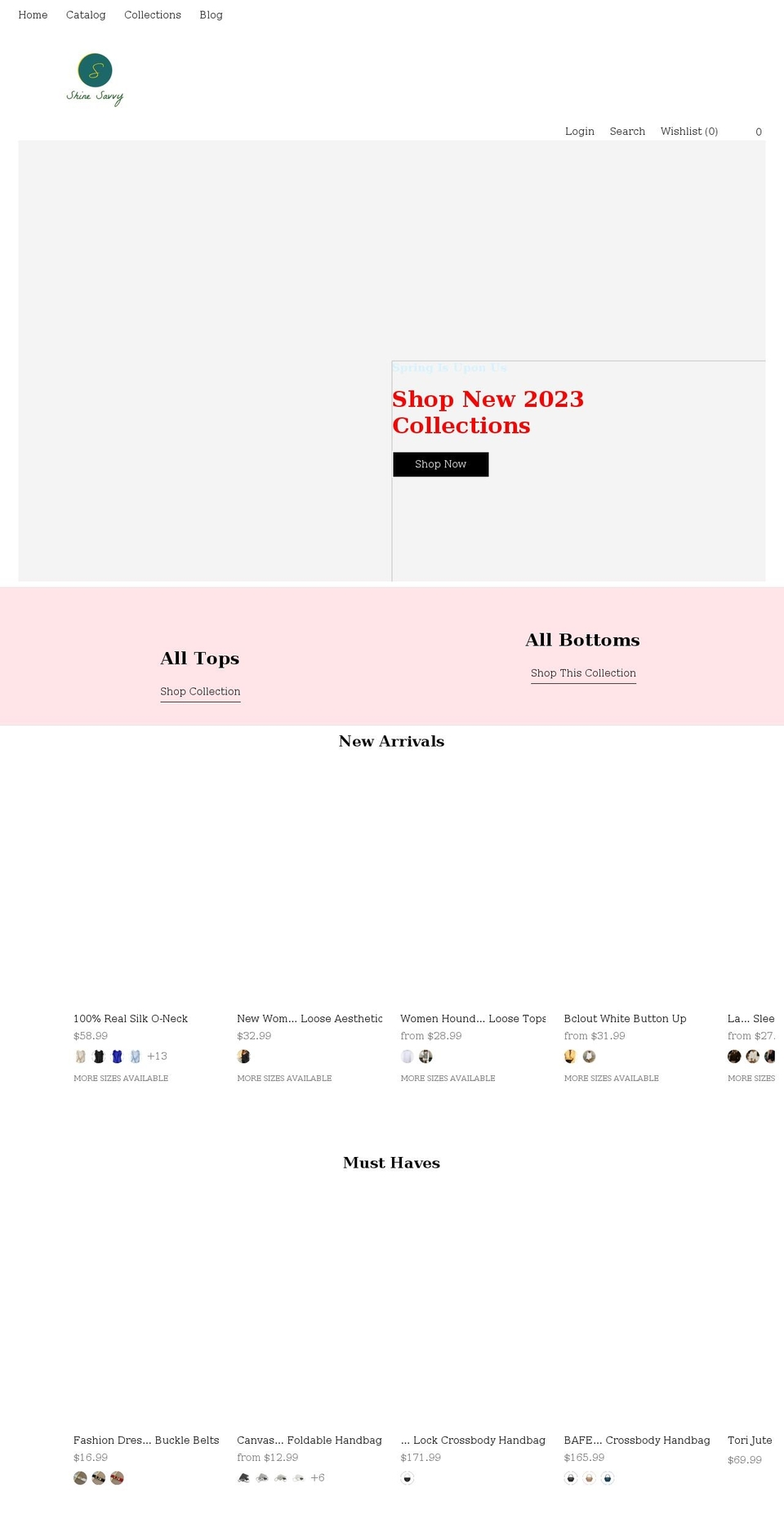ishinesavvy.com shopify website screenshot