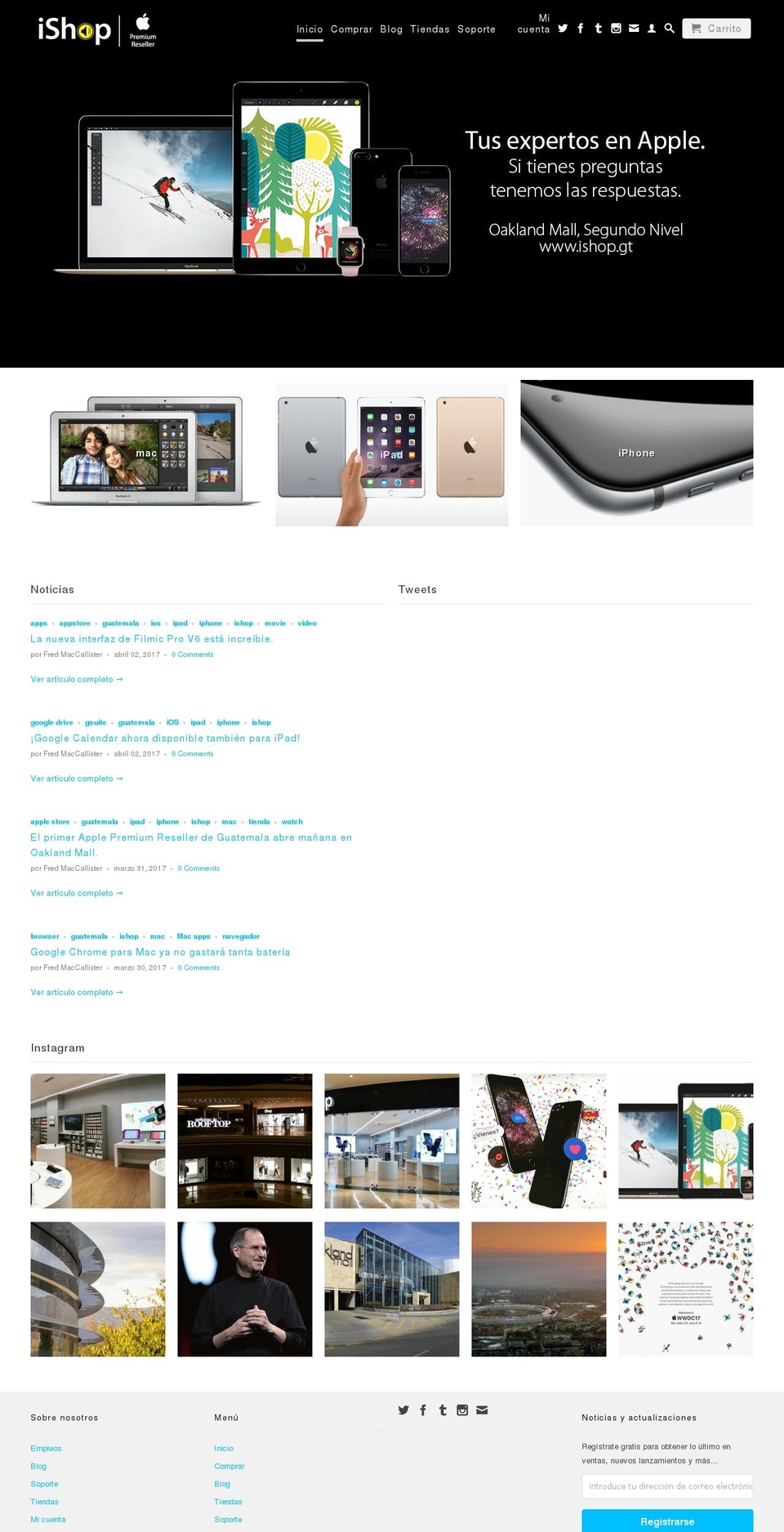 ishop.com.gt shopify website screenshot