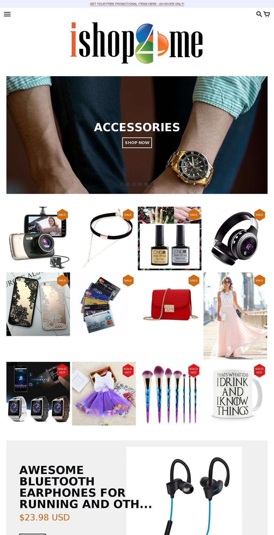 ishop4me.com shopify website screenshot