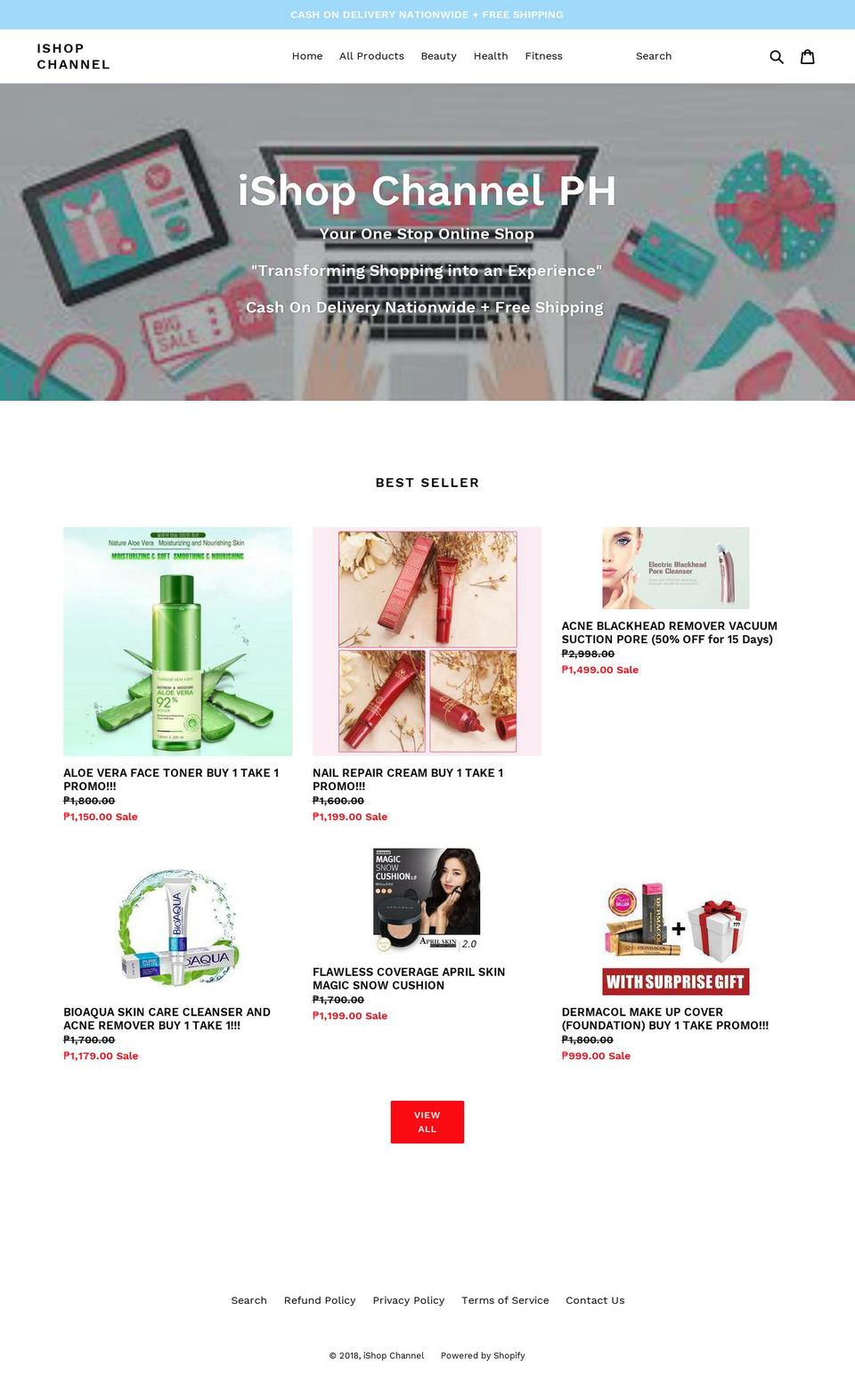 ishopchannel.com — Shopify storefront screenshot