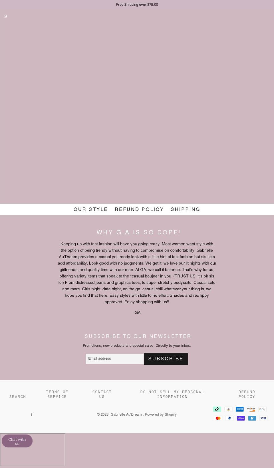 ishopga.com shopify website screenshot