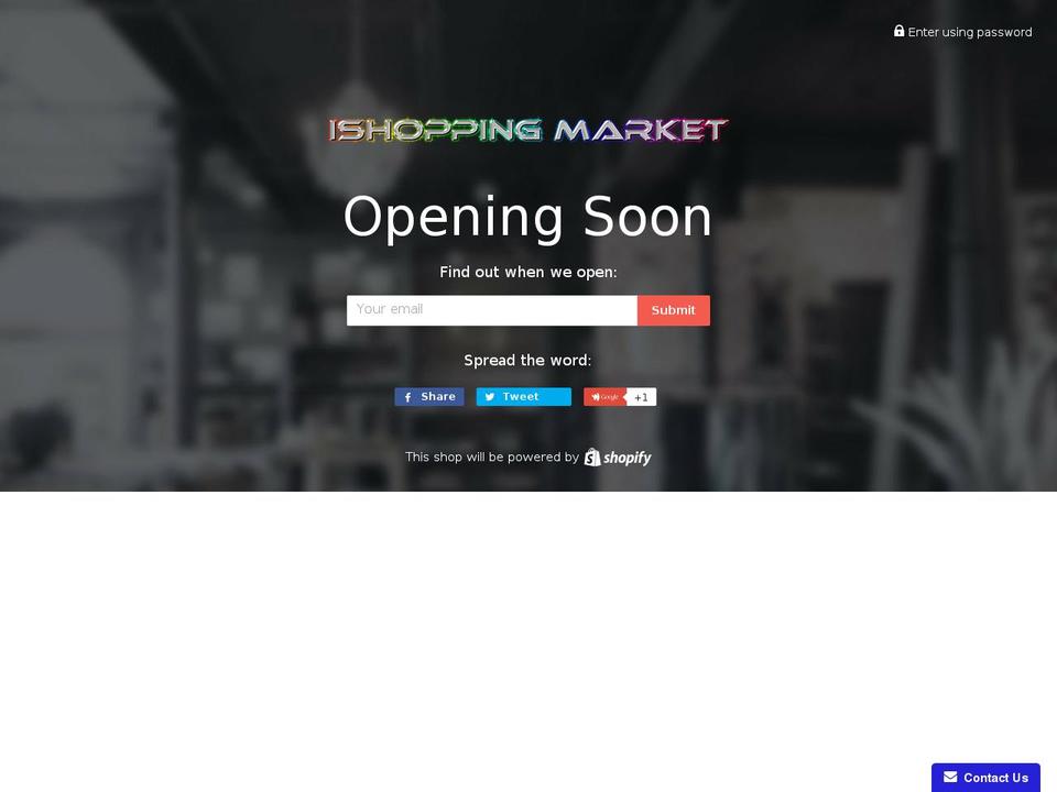 ishoppingmarket.com — Shopify storefront screenshot