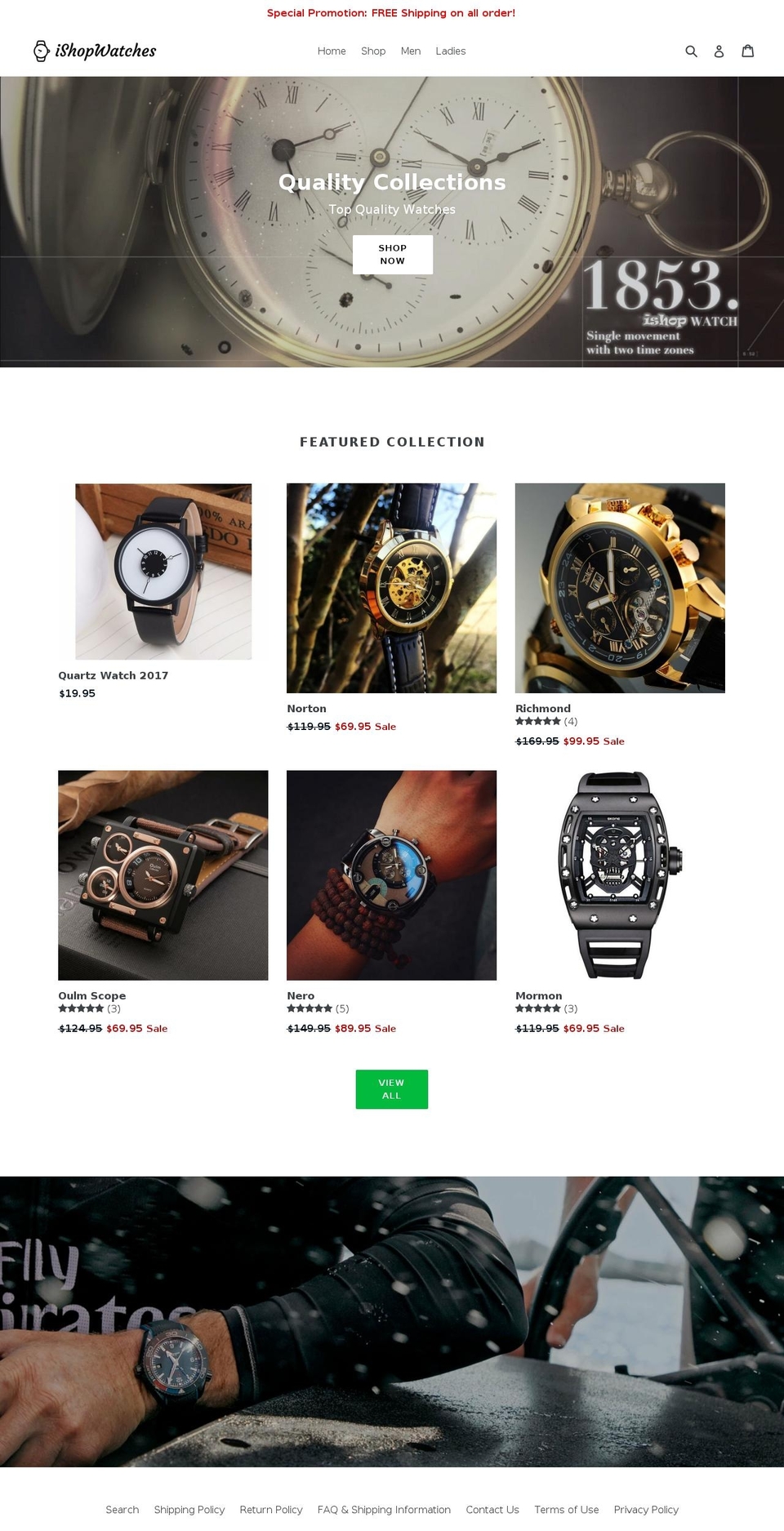ishopwatches.com — Shopify storefront screenshot