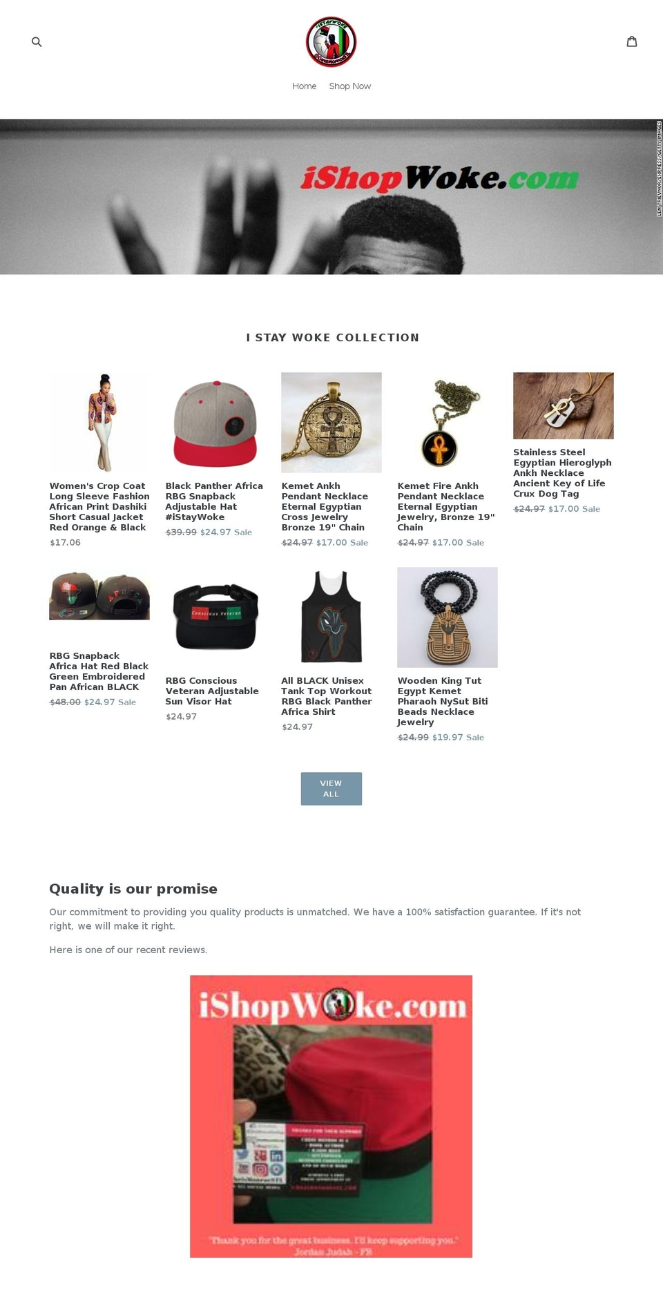 ishopwoke.com — Shopify storefront screenshot