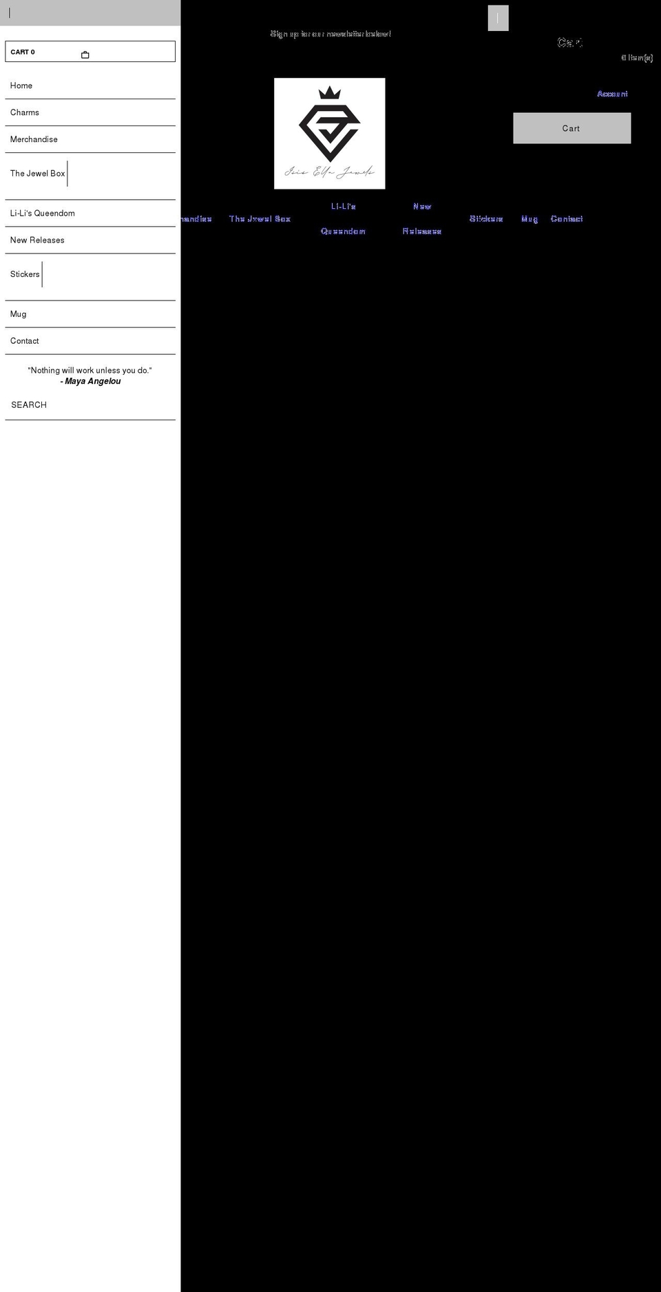 isisellajewels.com shopify website screenshot