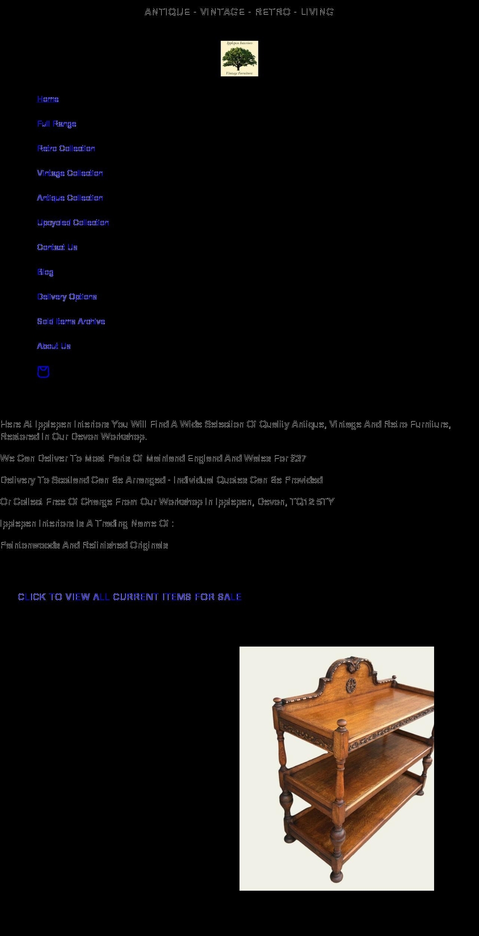 isitretro.co.uk shopify website screenshot