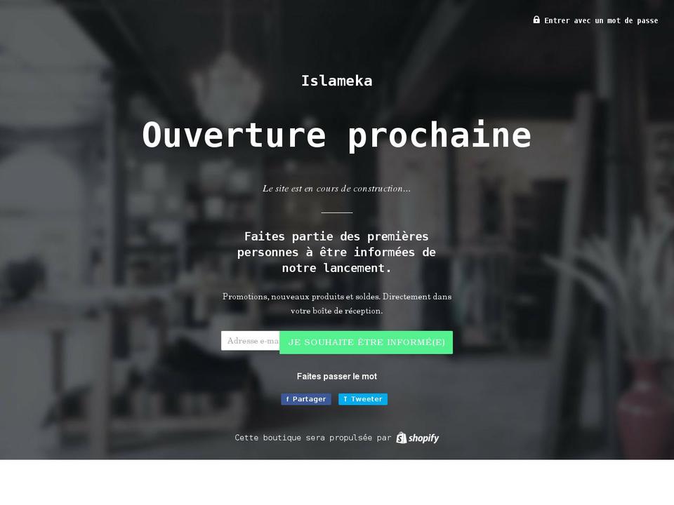 islameka.com shopify website screenshot