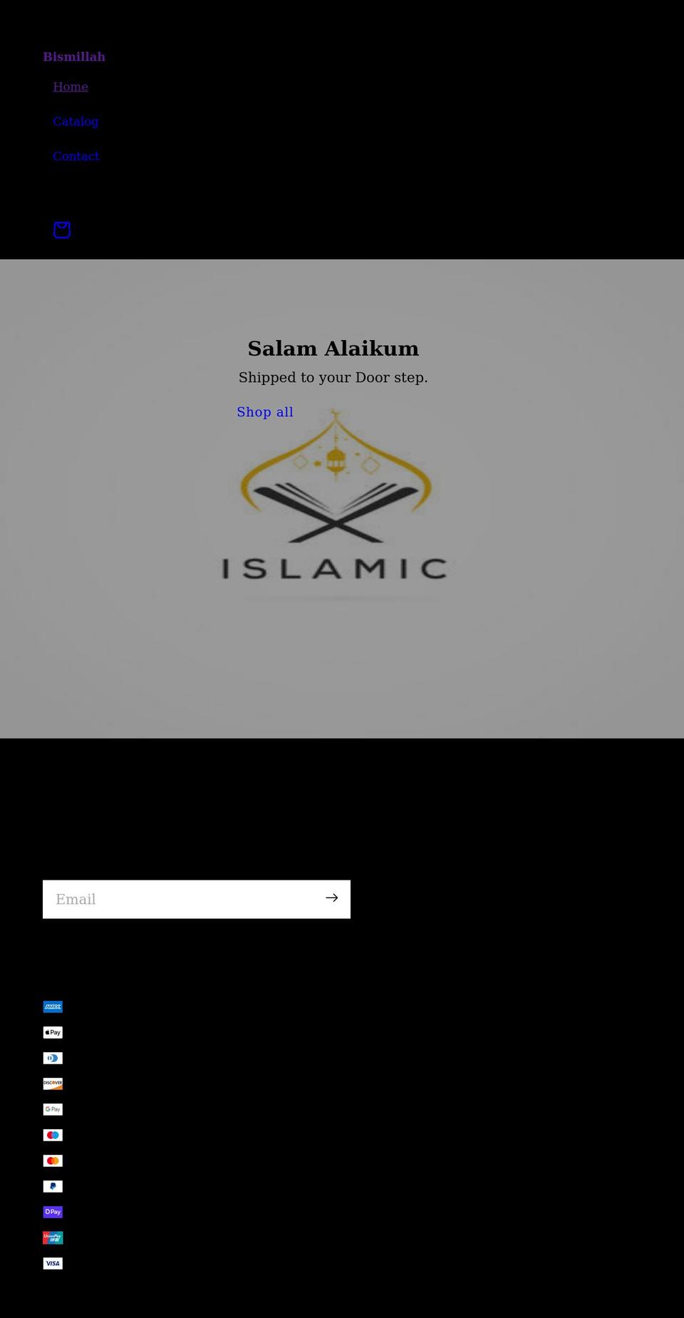 islamic-shop.net shopify website screenshot