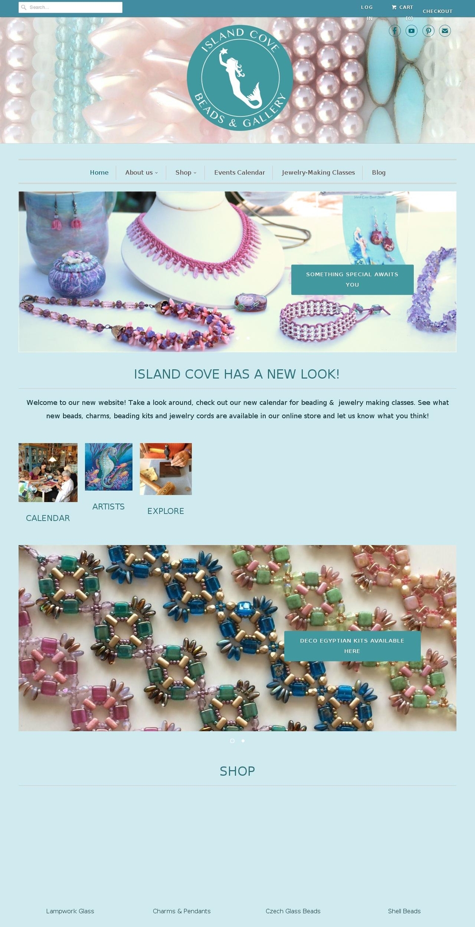 island-cove.com shopify website screenshot