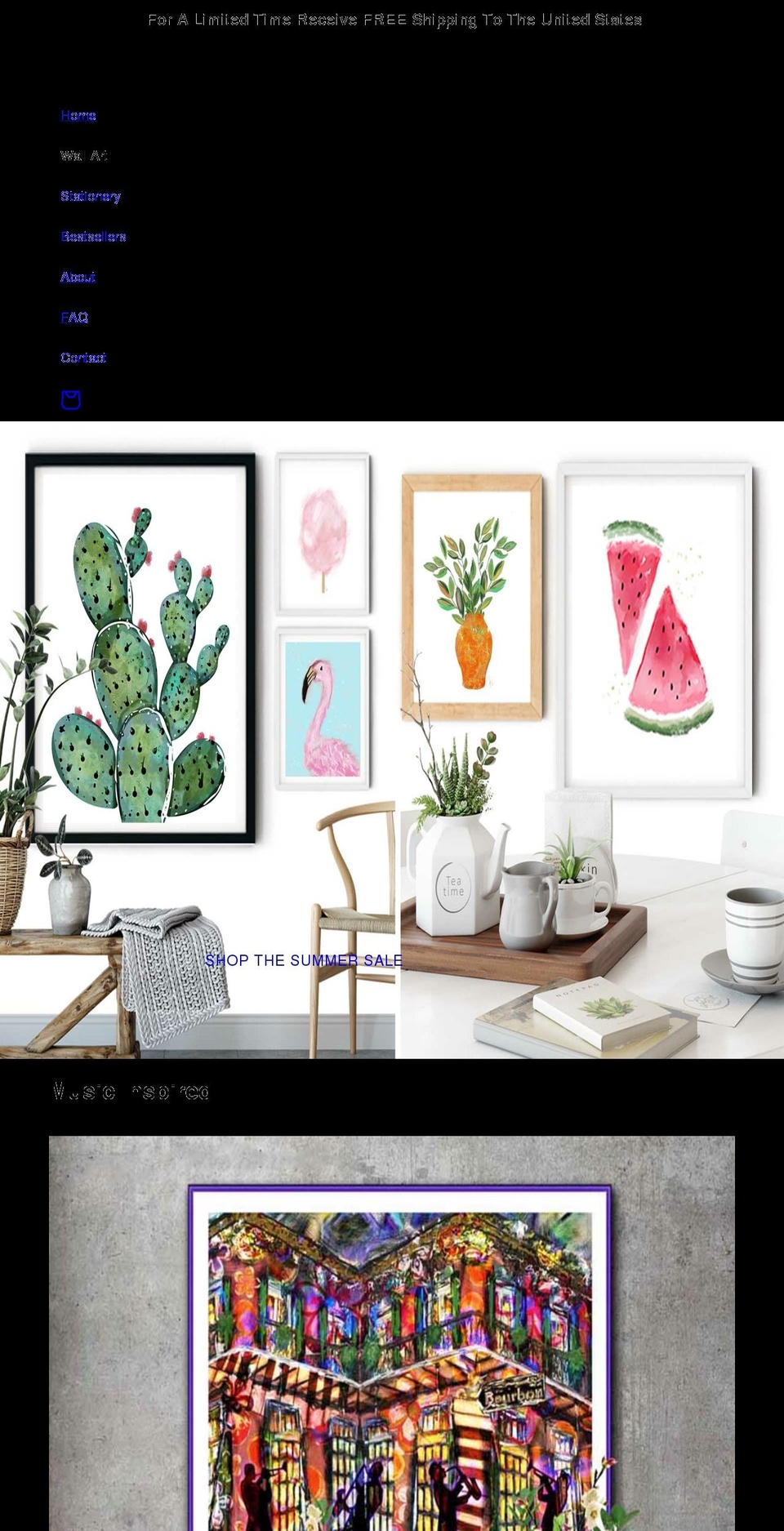 islandandlowell.com shopify website screenshot