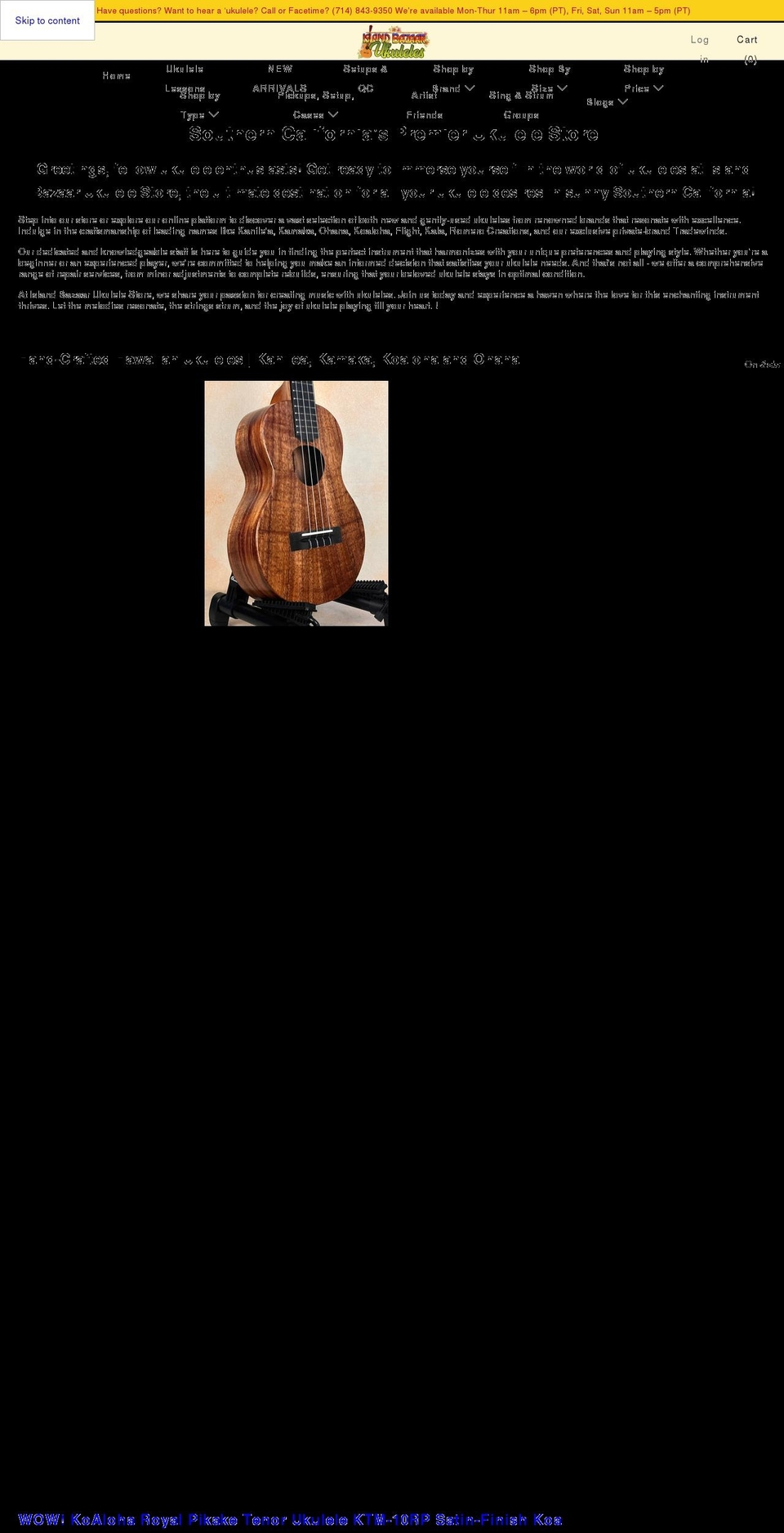 islandbazaarukes.com shopify website screenshot