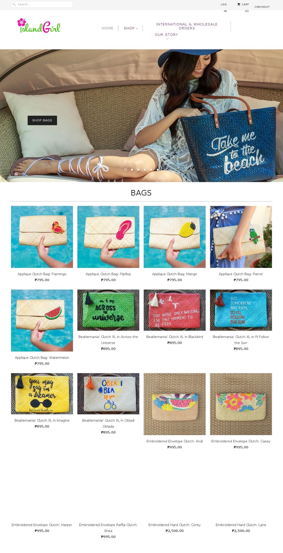 islandgirlph.com shopify website screenshot