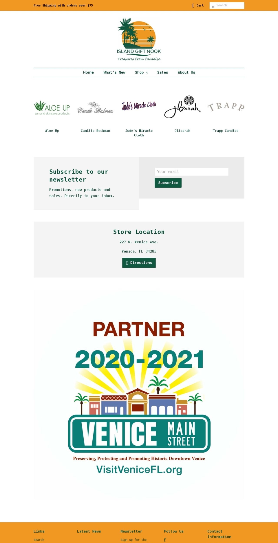islandgn.com shopify website screenshot