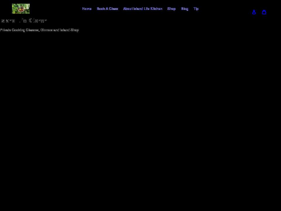 islandlifekitchen.com shopify website screenshot