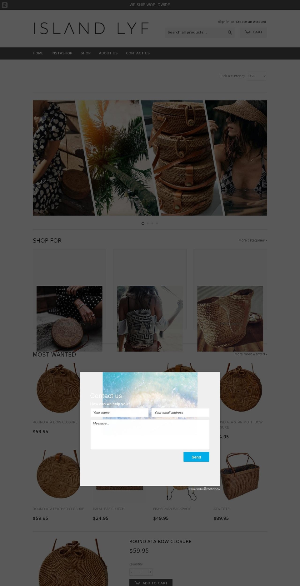 islandlyf.com — Shopify storefront screenshot