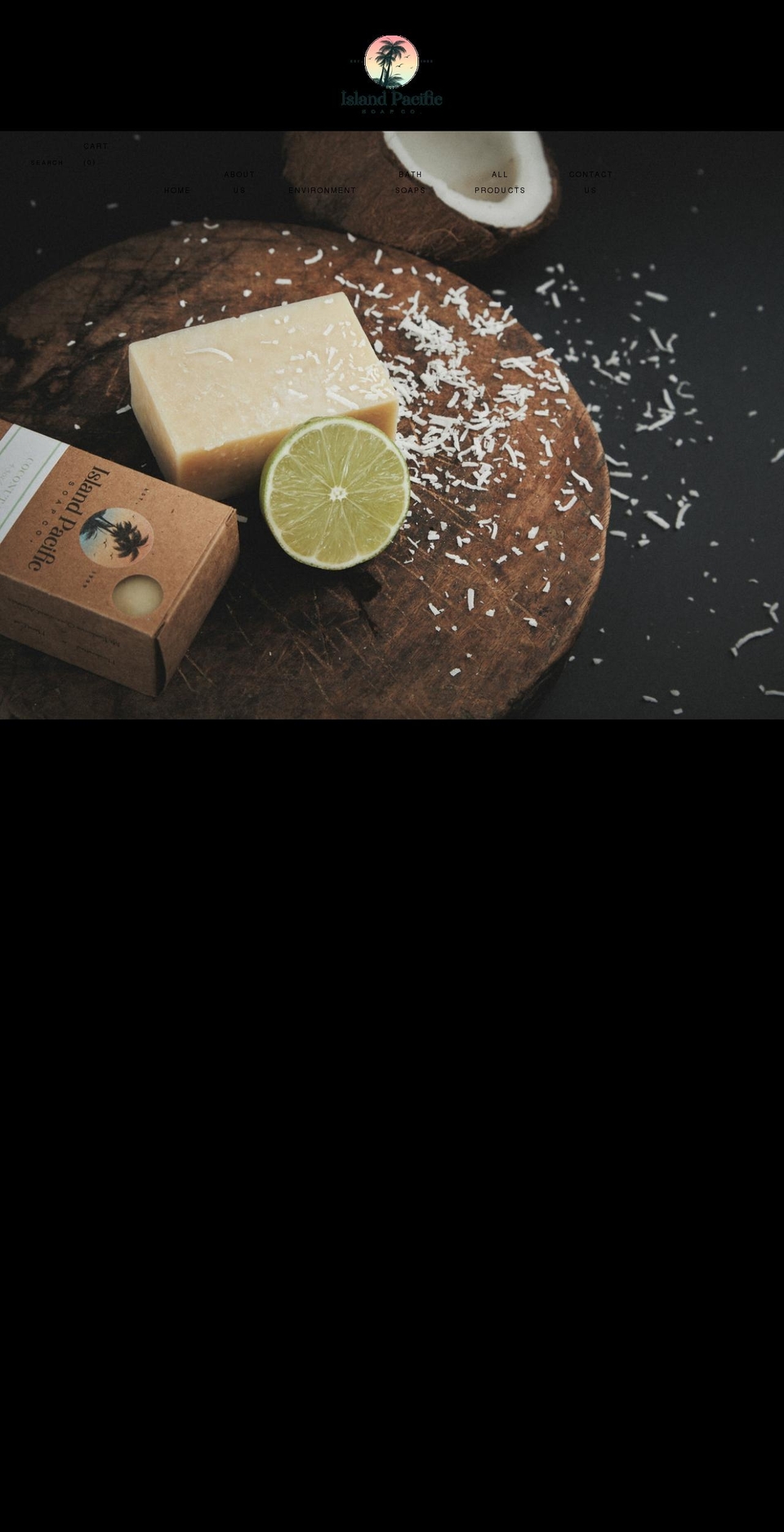 islandpacificsoap.com shopify website screenshot