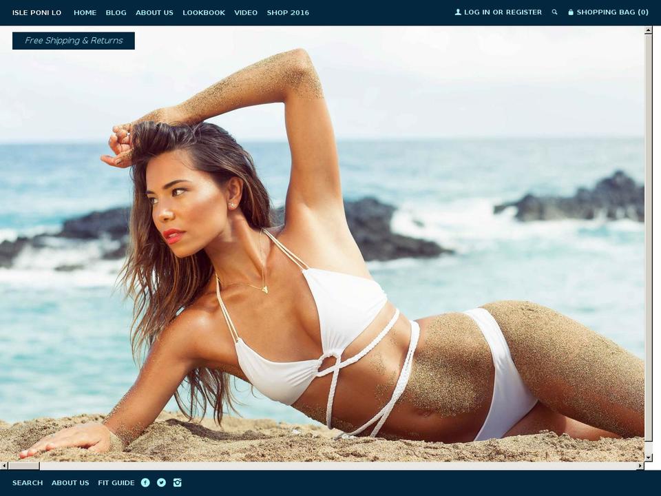 islandponi.com shopify website screenshot