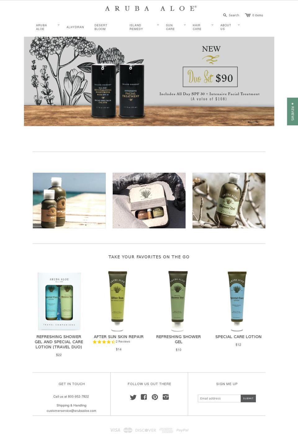 islandremedy.com shopify website screenshot