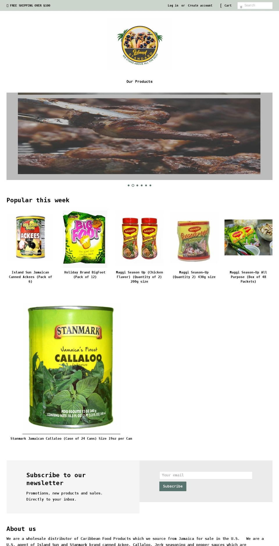 islandstandard.net shopify website screenshot