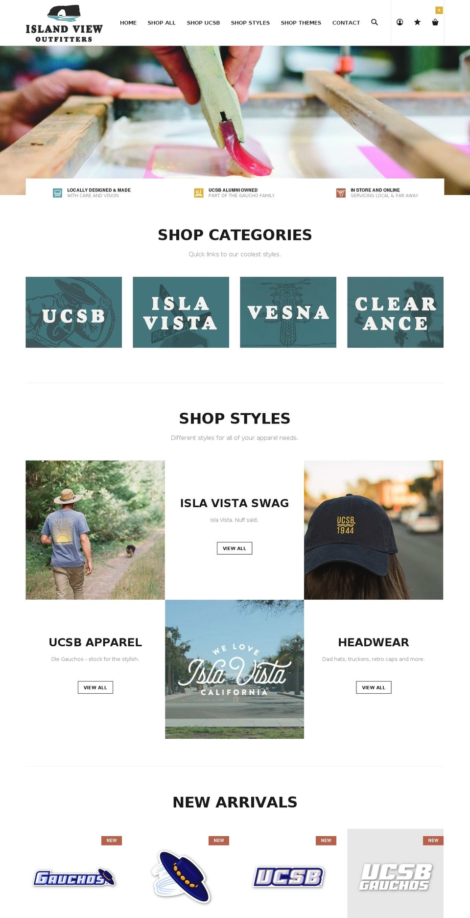 hosoren-index2 Shopify theme site example islandviewclothing.com