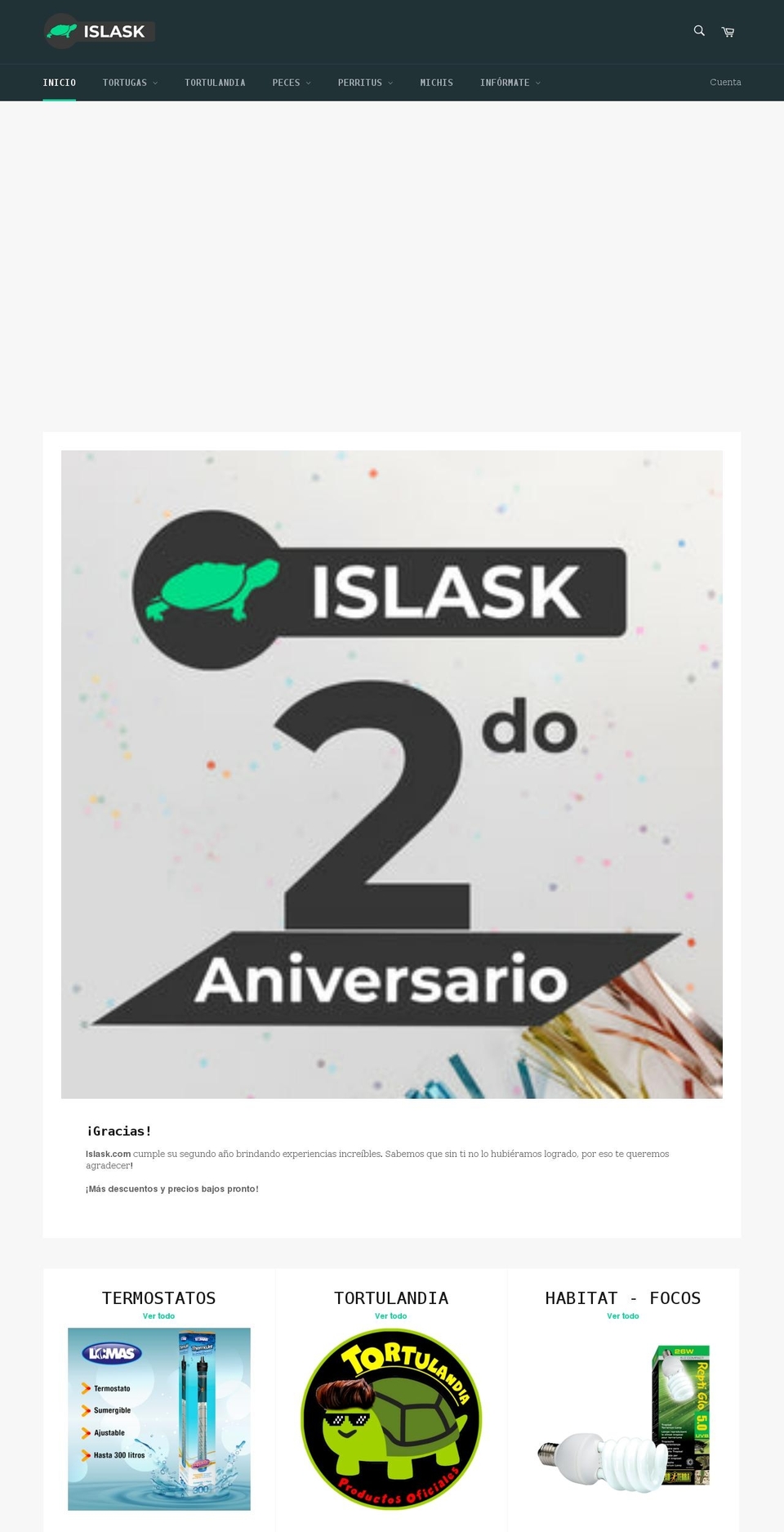 islask.com shopify website screenshot