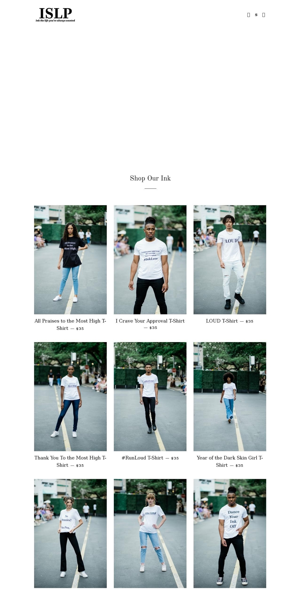islpdtx.com shopify website screenshot