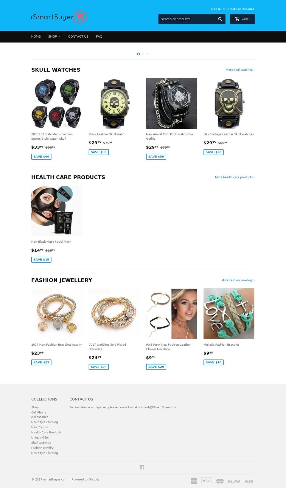 ismartbuyer.com shopify website screenshot