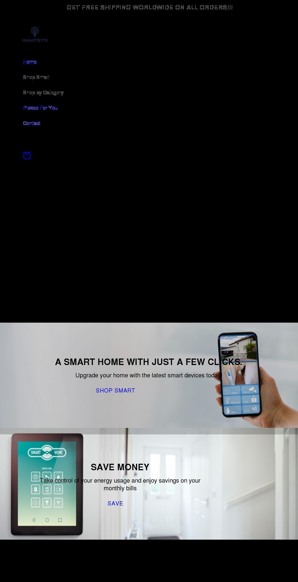 ismartbyte.com shopify website screenshot