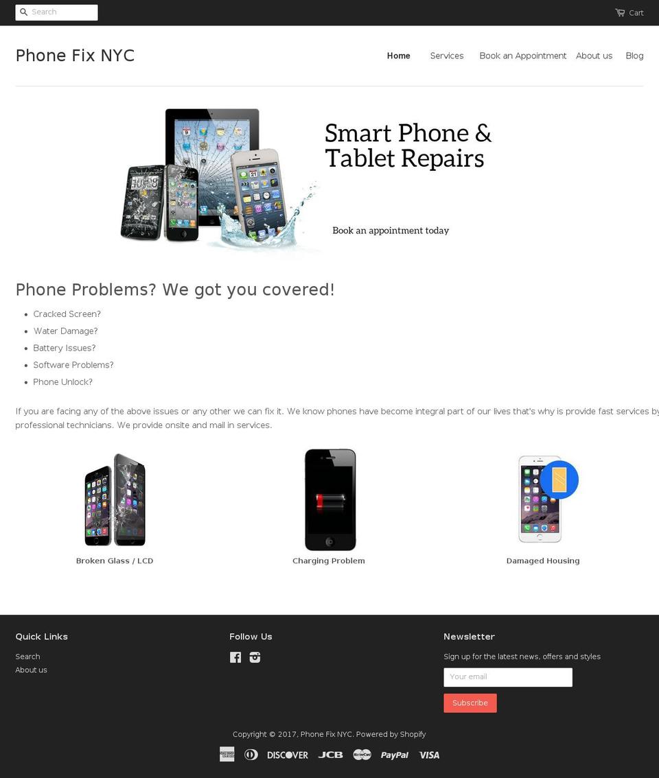 ismartrepairs.com shopify website screenshot