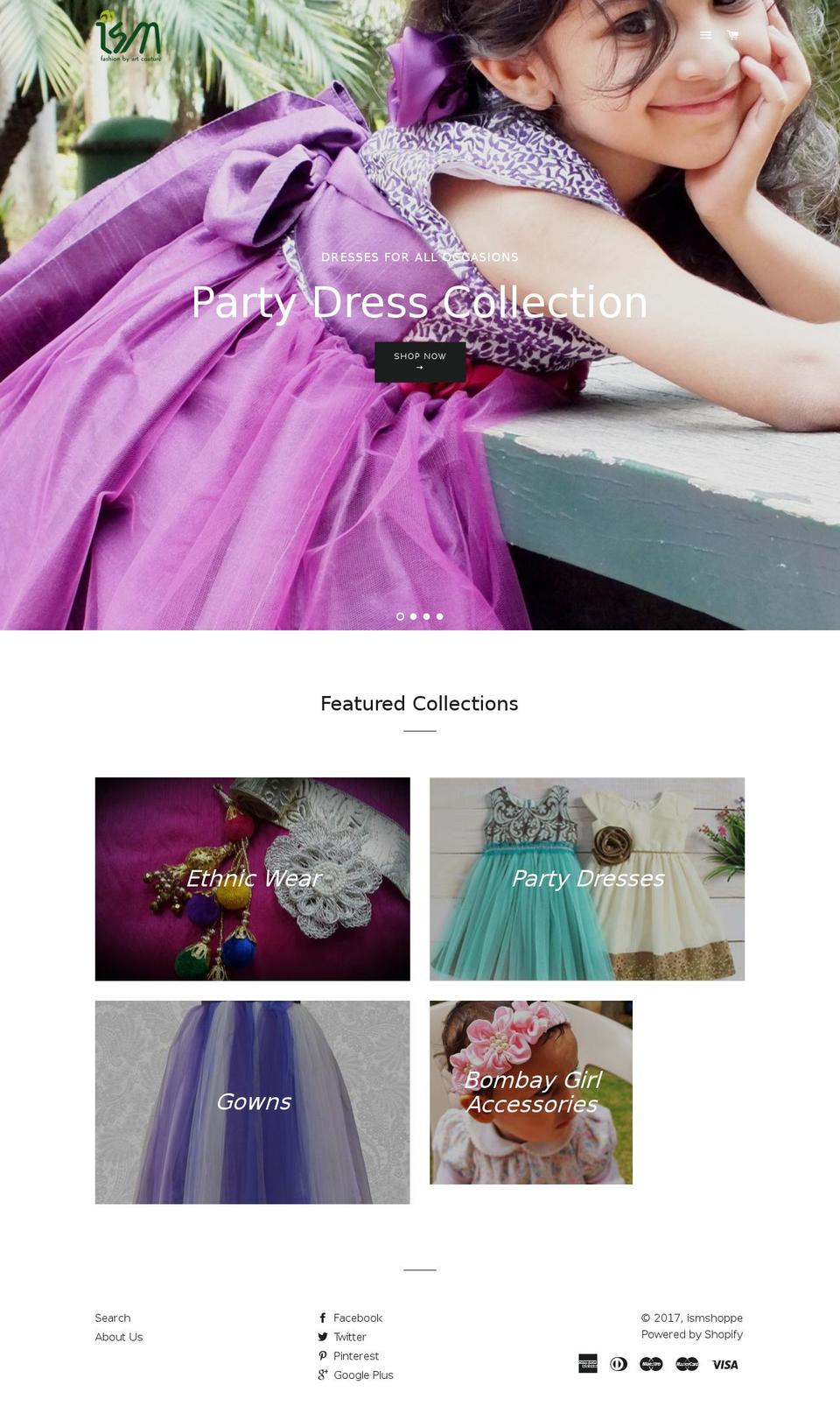 ismshoppe.com shopify website screenshot