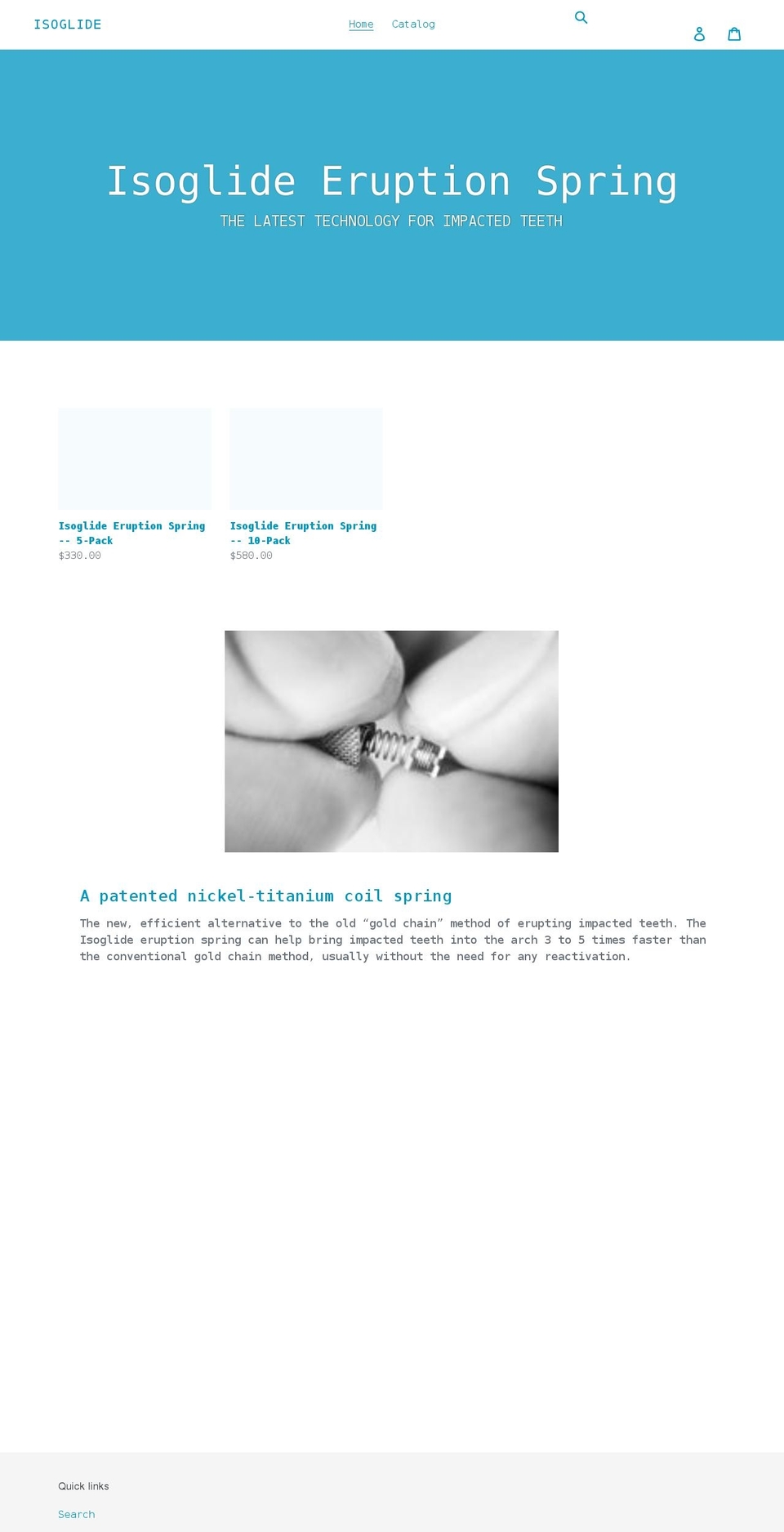 isoglide.myshopify.com shopify website screenshot