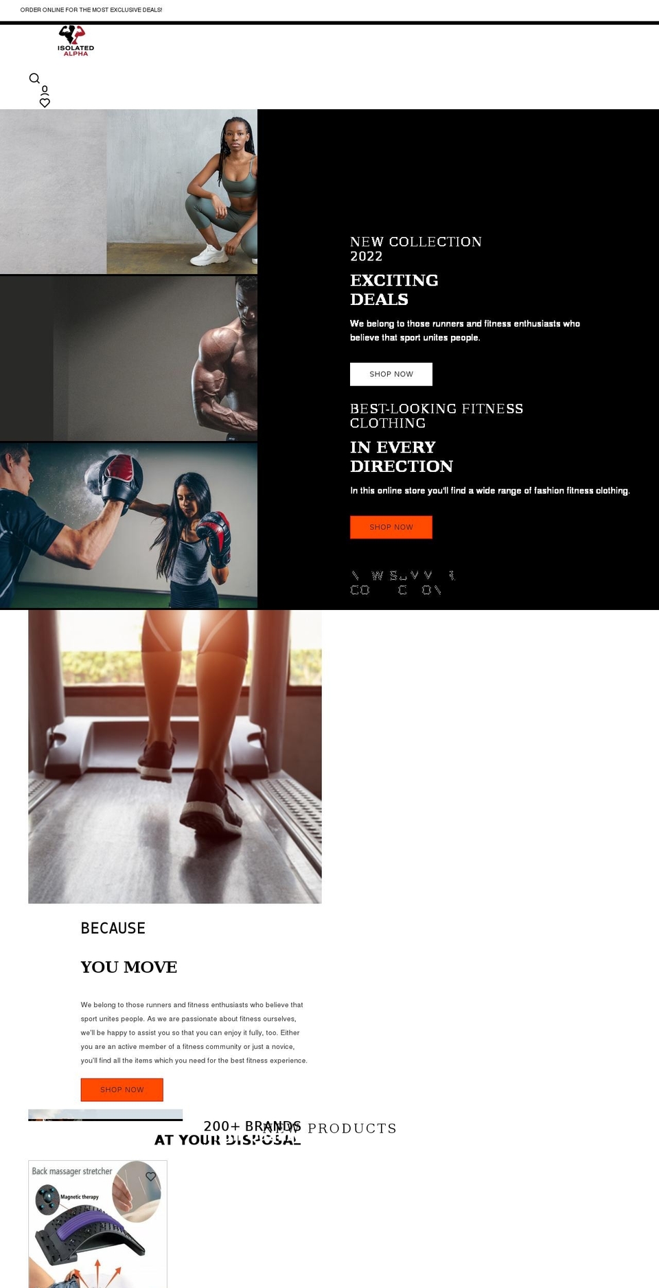 Diamond vip fitness store Shopify theme site example isolatedalpha.com