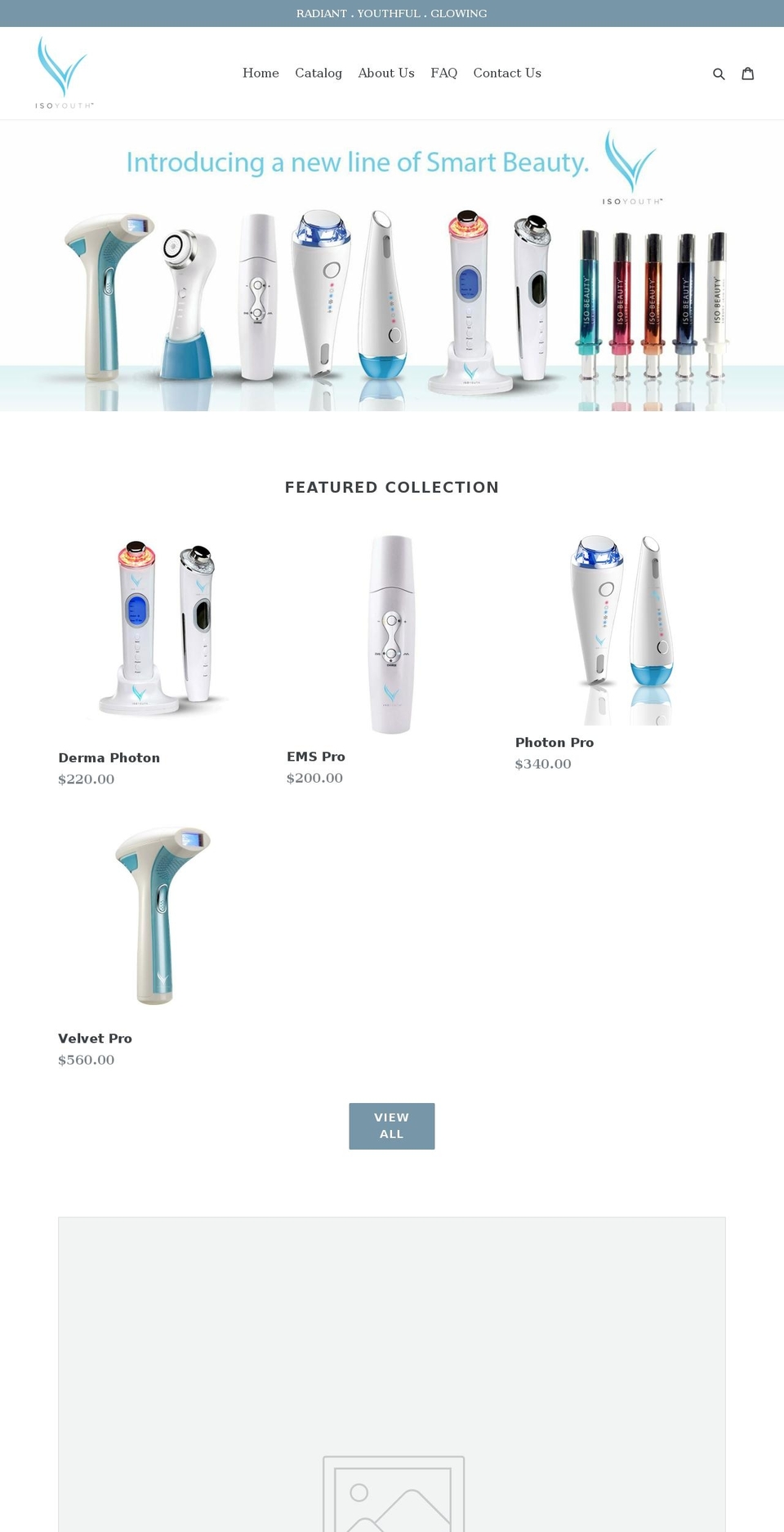 isoyouth.com shopify website screenshot